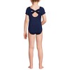 Lands' End Kids Cap Sleeve Portrait One Piece Swimsuit - 2 of 3