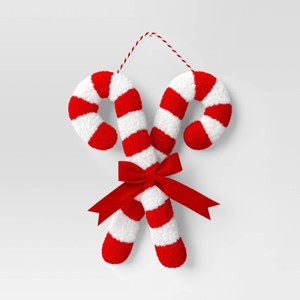 20" Christmas Candy Cane Wall Hanging Decor - Wondershop™ - 1 of 4