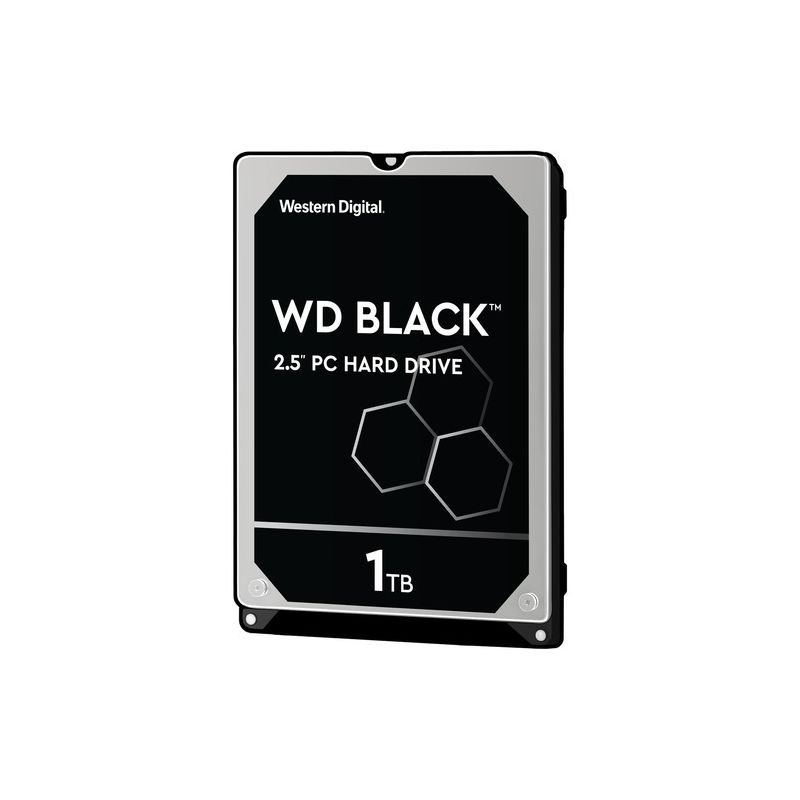 WD Black WD10SPSX 1 TB Hard Drive - 2.5" Internal - SATA (SATA/600) - Desktop PC, Notebook, Gaming Console Device Supported - 7200rpm, 1 of 2