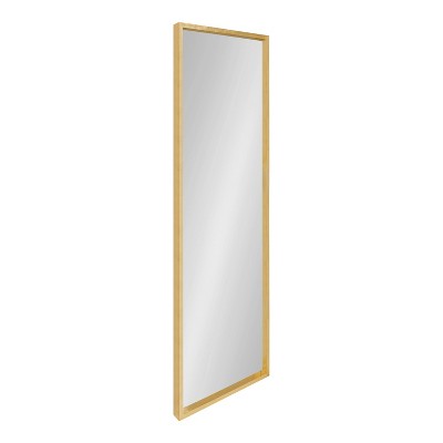 16" x 48" Travis Framed Decorative Wall Mirror Gold - Kate & Laurel All Things Decor