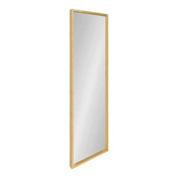 16" x 48" Travis Framed Decorative Wall Mirror Gold - Kate & Laurel All Things Decor