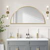 Beautyolove Half Circle Aluminum Alloy Framed Decorative Wall Mirror - 2 of 4