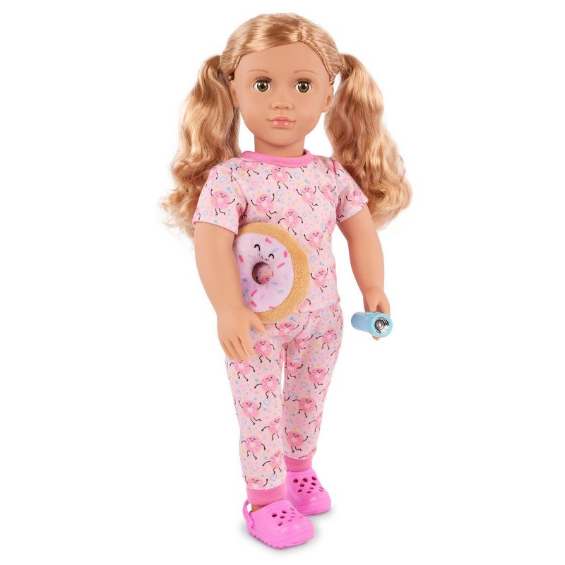 Our Generation Dreaming of Donuts Pink Pajama Outfit &#38; Accessories for 18&#39;&#39; Dolls, 3 of 6