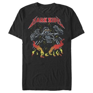 Men's Star Wars Darth Vader Metal Band T-Shirt - 1 of 4