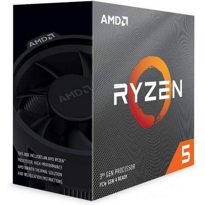 AMD Ryzen 5-3600 Unlocked Desktop Processor w/ Wraith Stealth Cooler - 12 Threads & 6 Cores - 3.6 GHz- 4.20 GHz Clock Speed