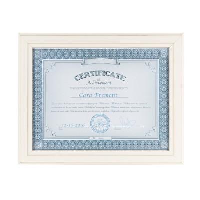 8.5" x 11" Kieva Document Frame White - DesignOvation