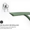 Shower Squeegee for Glass Doors, 11 Inch Silicone Window and Bathroom Cleaning Squeegee with Modern Design - 4 of 4