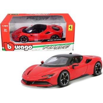 Lamborghini Sian Fkp 37 Candy Red With Copper Wheels 1/24 Diecast