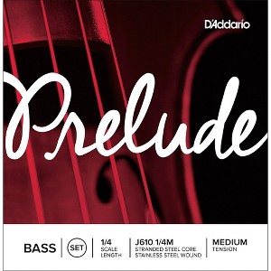 D'Addario Prelude Series Double Bass String Set 1/4 Size - 1 of 2
