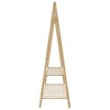 vidaXL Bamboo Coat Rack with Shelves 132 x 45.5 x 150.5 cm - 3 of 3
