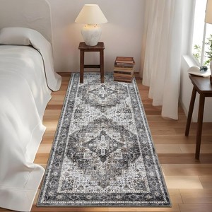 Area Rug - Non-Slip Soft Low Pile Stain Resistant Throw Carpet for Living Room, Bedroom Nursery Dining Room Playroom - 1 of 4