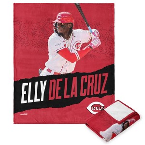 MLB Elly De La Cruz Player Silk Touch Throw Blanket 50 x 60 Inches - 1 of 4