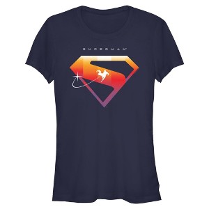 Juniors Superman Colorful Logo T Shirt - 1 of 2