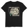 NBA Milwaukee Bucks Short Sleeve Crewneck T-Shirt - 2 of 3