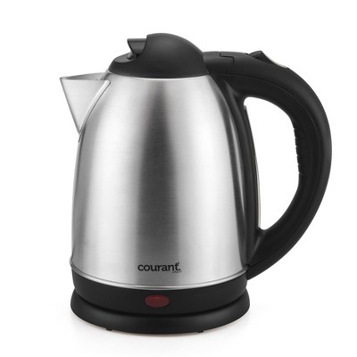 1.7 L Electric Kettle with Thin Chrome Trim Band - Painted Stainless Steel  - Figmint™