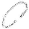 Pompeii3 Men's Designer Figaro Link 14k Gold (18gram) or Platinum (29gram) 5.5mm Bracelet 8" - 2 of 4