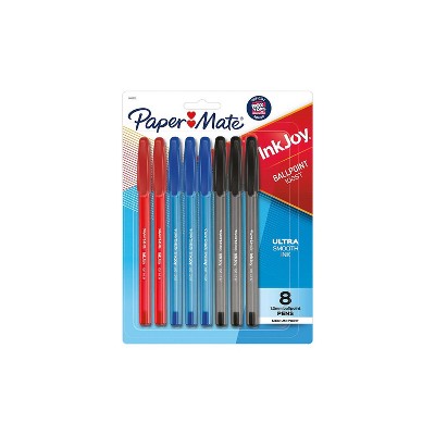 Paper Mate InkJoy 100ST Ballpoint Pens 1.0mm Red 50 Pack