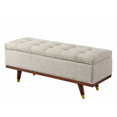 Tate Storage Ottoman/Bench Chenille - angelo:HOME