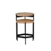Powell Tyrion Wood and Metal Nesting Table Natural - 4 of 4