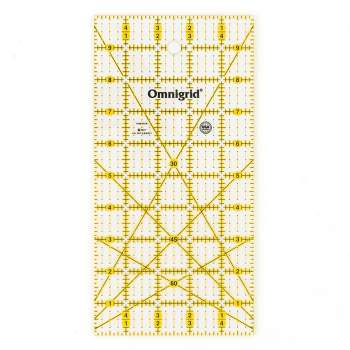 Omnigrid 15cm x 30cm Rectangle Quilting and Sewing Ruler, Metric 