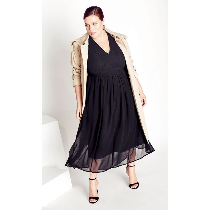 Women's Plus Size After Dark Dress - black | ARNA YORK, 3 of 6