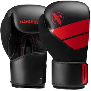 Hayabusa S4 Boxing Gloves, Large, 16 oz, Black/Red : Target
