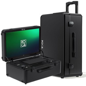 POGA SLY Xbox Series X Premium Portable Console Travel Case included Trolley and 24'' AOC Gaming Monitor, Black - 1 of 4