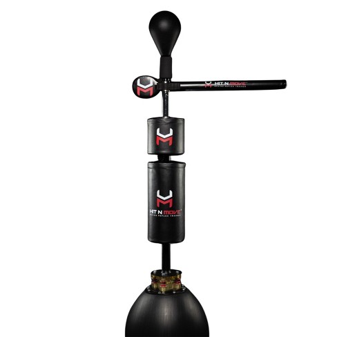 Hit N Move Boxing Reflex Trainer With Spinning Bar, Mitt, And Speed ...