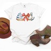 Simply Sage Market Coquette Ship Anchor Garment Dyed Tee - 3 of 4
