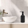 Unique Bargains Durable Cylinder Frosted Soap Dispenser 1 Pc - 2 of 4