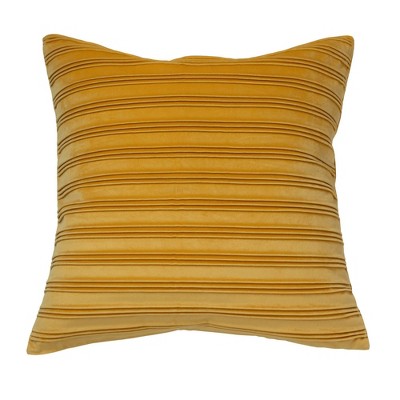 Pleated Velvet Throw Pillow - Sure Fit