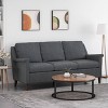 Dupont Contemporary 3 Seater Fabric Sofa - Christopher Knight Home - 2 of 4