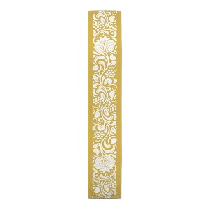 Creative Products Folk Floral Yellow 16 x 72 Cotton Twill Table Runner - 1 of 3