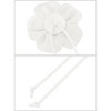 INSPIRE CHIC Women's Flower Waist PU Leather Boho Skinny Rope Floral Waist Dress Belt 1 Pc - 3 of 4