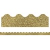 Carson Dellosa Education Sparkle + Shine Gold Glitter Scalloped Border, 39 Feet Per Pack, 6 Packs - 2 of 2