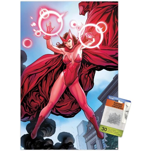 SCARLET WITCH x-men Signed Print 