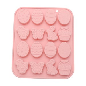 Unique Bargains Chocolate Mould 6-Cavity Easter Bunny Egg Butterfly Candy Mould Hand Wash 5.83"x4.92"x0.47" 1 Pc - 1 of 4