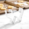 Unique Bargains Cookie Mould Cutter Cat-Shaped Dishwasher Safe Stainless Steel Silver Tone 1Pcs - 2 of 4