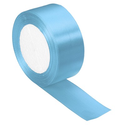 Unique Bargains Single Side Solid DIY Wrapping Decoration Roll Satin Ribbons