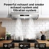 Under Cabinet Range Hood 700CFM, 3 Speed fan, 3 Min Delay Shutdown, 30 inch Kitchen Stove Vent Hood with 2 Dishwasher-Safe Stainless Steel Filters - 2 of 4