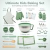 Ultimate Baking Kit for Kids - Kids Baking Set with Child Sized Utensils - Includes Apron, Oven Mitts, Silicone Mats & Liners - Cooking Set for Kids - 2 of 4