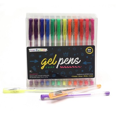 60ct Color Gel Pen Set Doodle Package - FLOMO