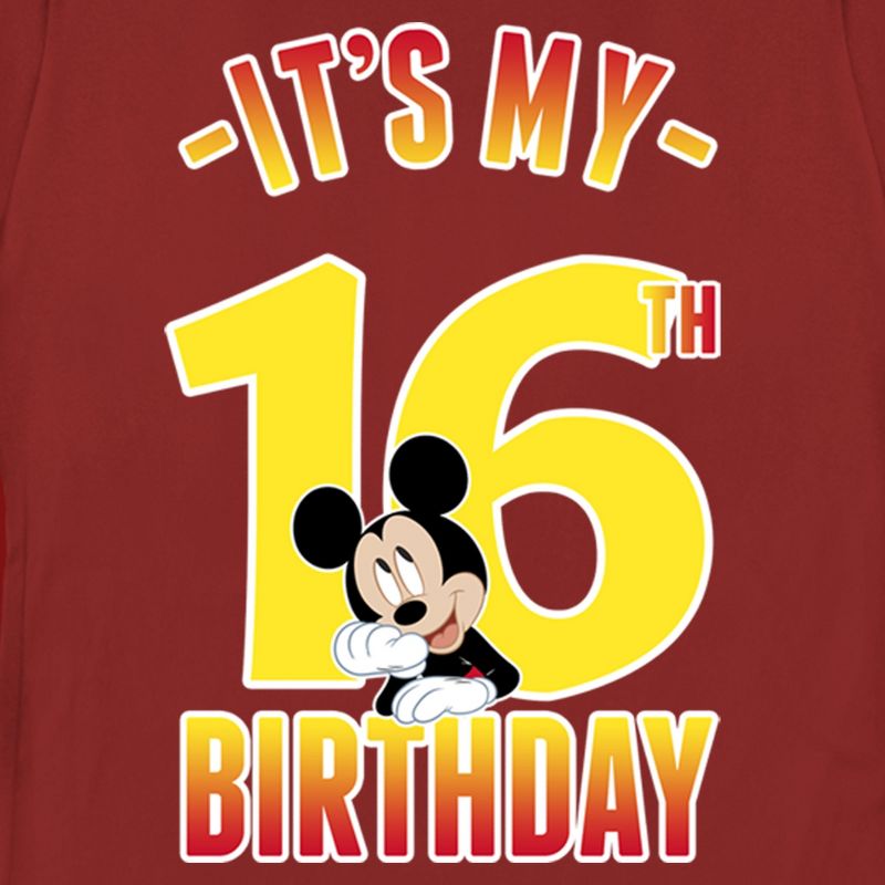 Women's Mickey & Friends It's My 16th Birthday T-Shirt, 2 of 5