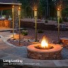 Matney refillable outdoor metal patio and backyard torches - 4 of 4