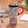 Evergreen Ceramic Travel Cup, 17 OZ. ,w/box, Interesting Dog - 2 of 2