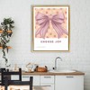 Stupell Industries Choose Joy Bow with Florals Floating Frame Canvas Art - 3 of 4