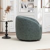 SEYNAR Modern Glam PU Leather 360 Degree Swivel Accent Armchair - 3 of 4