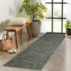 Non-Slip Area Rugs for Living Room Washable, Modern Vintage Floral Printed Low Pile Traditional Soft Durable Floor Mat for Bedroom Dining Room - 3 of 4