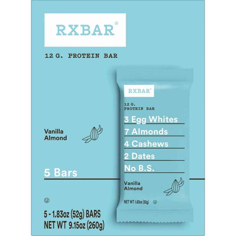 RXBAR Vanilla Almond Protein Bars - 5ct/9.15oz, 6 of 10