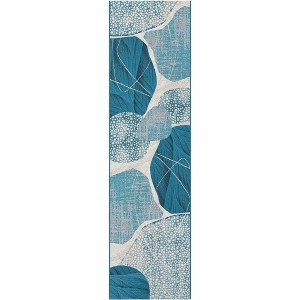 Unique Loom  Outdoor Modern Seaglass Area Rug - 1 of 4